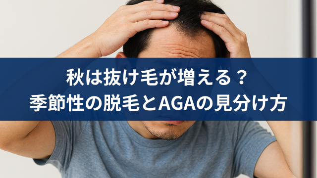 秋は抜け毛が増える？